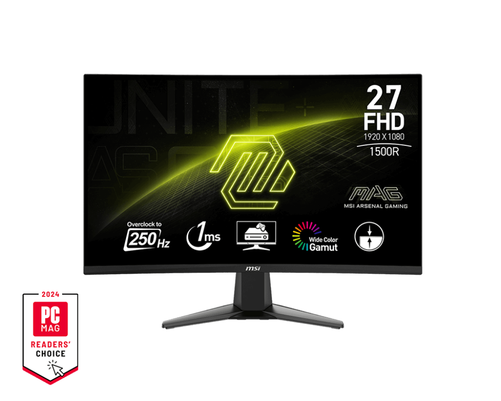 MSI MAG 27C6X 27" FHD Incurvé 250Hz