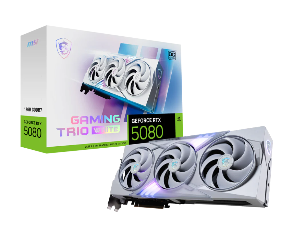 MSI RTX 5080 16G GAMING TRIO OC WHITE - image 1