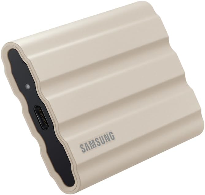 Samsung SSD T7 Shield, 2 To USB Type-C 3.2 Gen 2 (3.2 Gen 2)