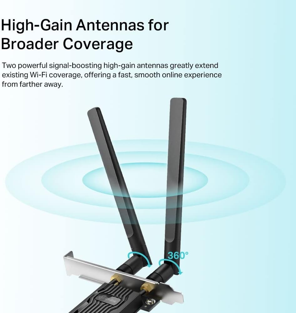 TP-Link Archer TX20E, AX1800 Wi-Fi 6 avec Bluetooth 5.2 - image 3