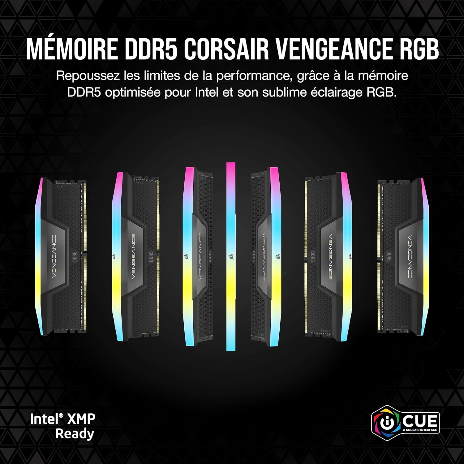 Corsair Vengeance RGB 32 Go 2 x 16 Go DDR5 6000 MHz - image 2