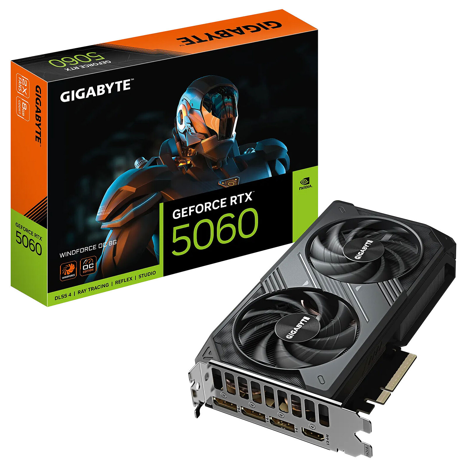 GIGABYTE WINDFORCE RTX 5060 OC 8G GDDR7