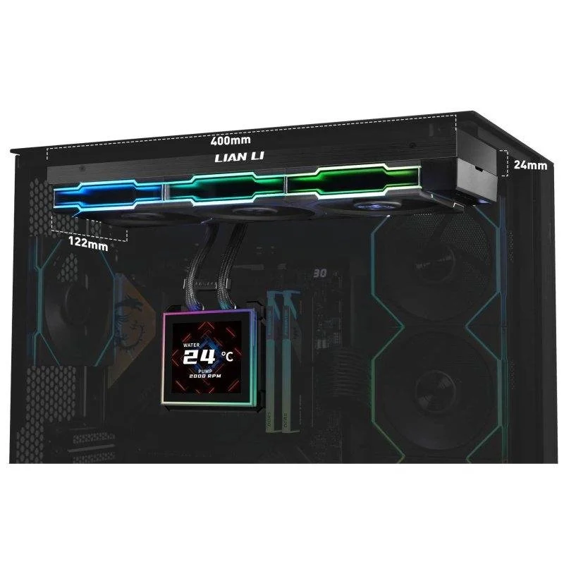 Lian Li Hydroshift II LCD-S 360 TL ARGB - Noir - image 2
