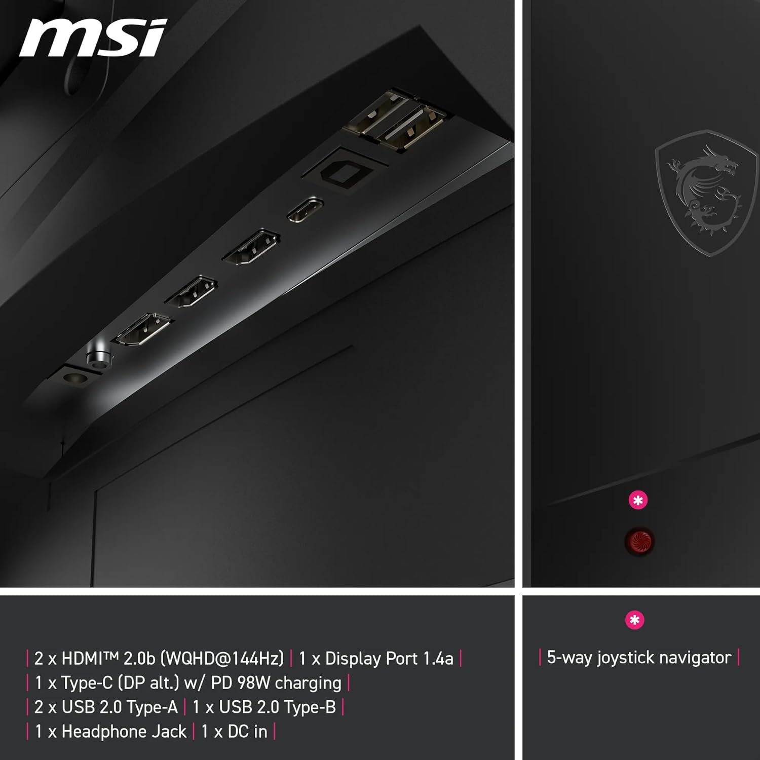 MSI MPG 275CQRXF 27" INCURVE 2560*1440 240Hz - image 4
