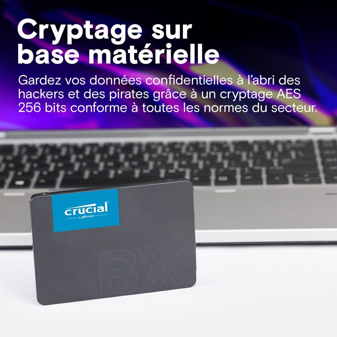 Crucial BX500 SATA SSD 2To - image 2