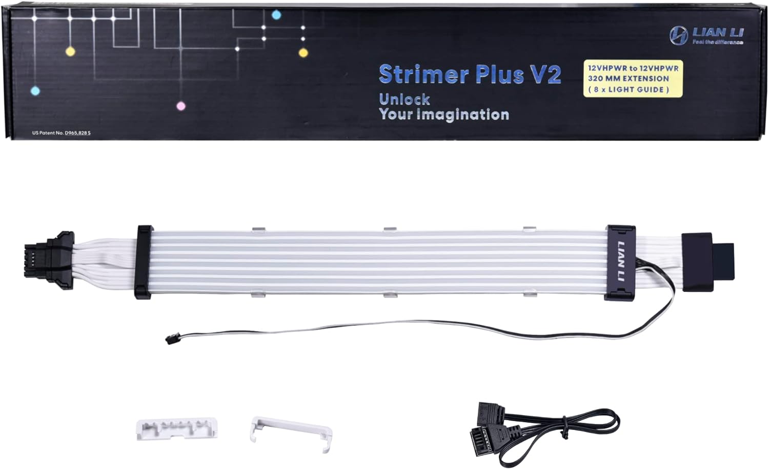 Lian Li Strimer Plus V2 12VHPWR RGB 320mm 8 leds - image 2