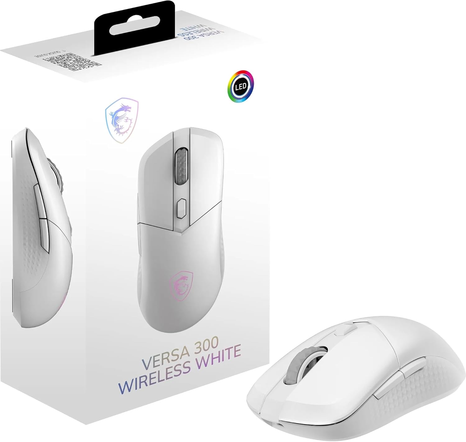 MSI Versa 300 Wireless Souris Gaming Blanc