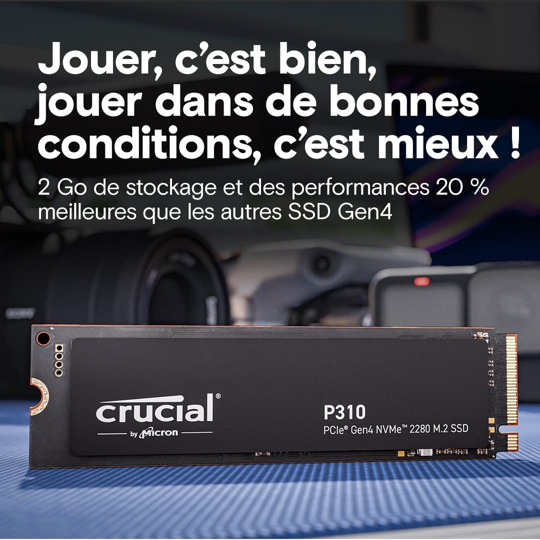 CRUCIAL P310 2TB PCIe Gen4 NVMe M.2 - image 2