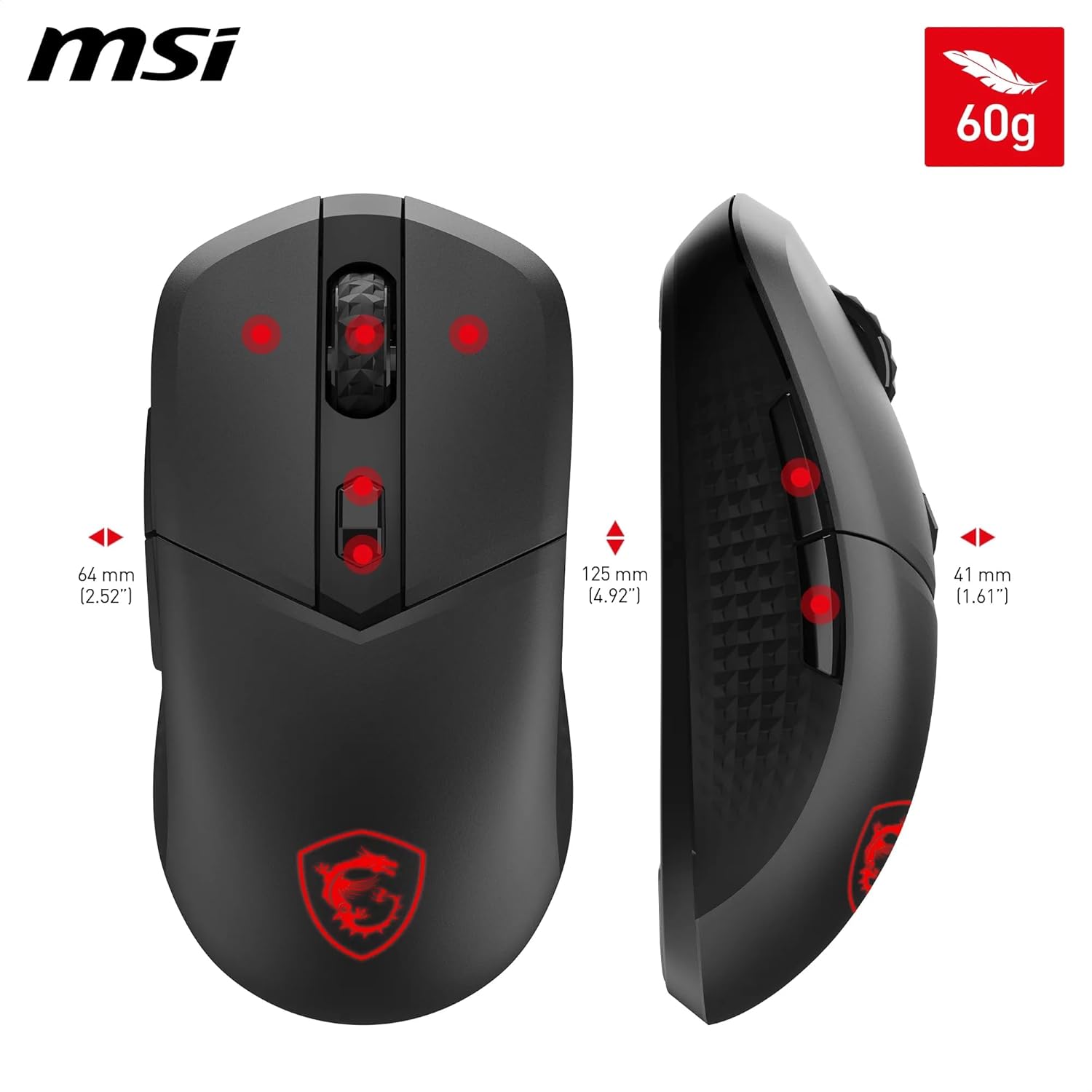 MSI Versa 300 Wireless Souris Gaming - image 2