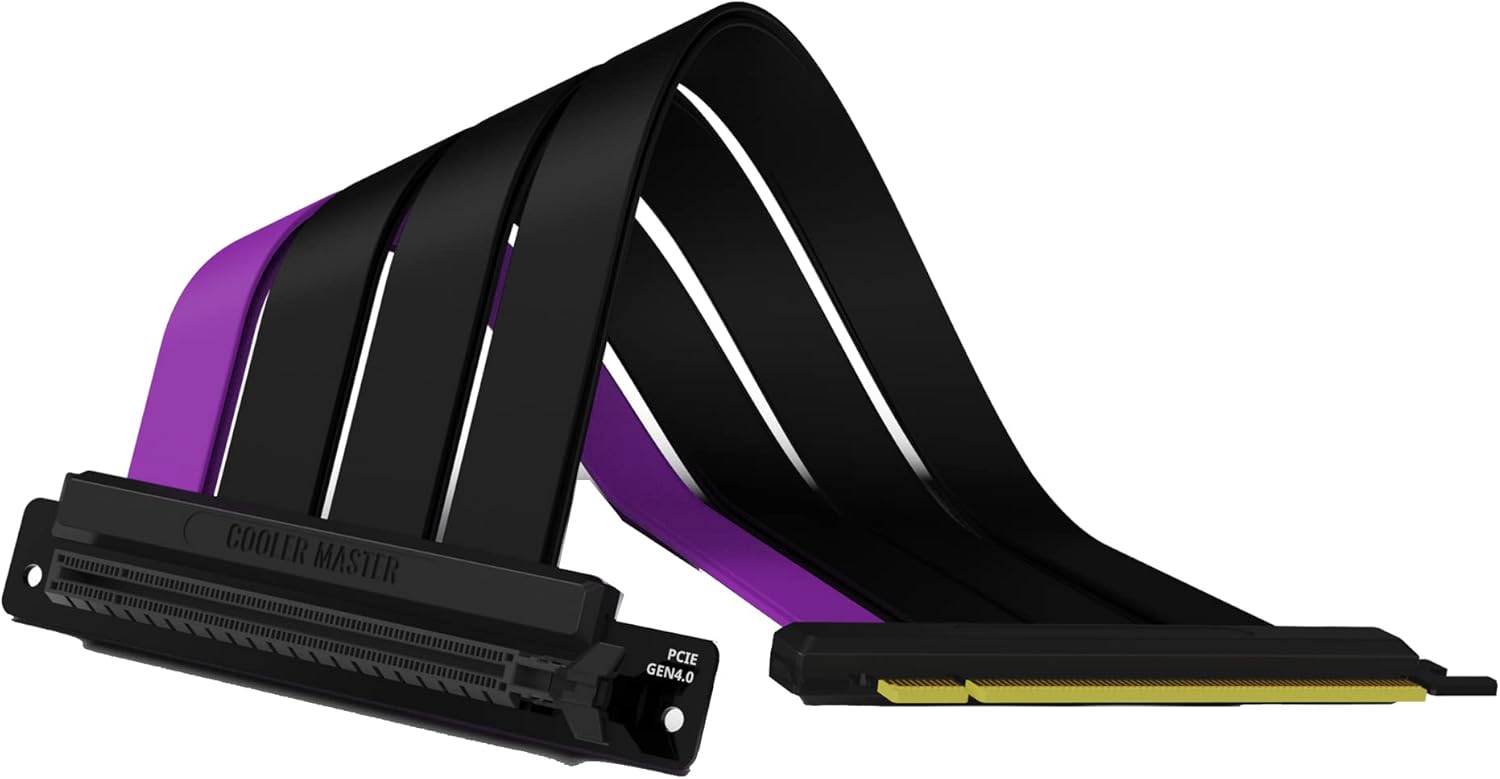 Cooler Master Riser Cable PCIe 4.0 x16 - 200mm - image 3