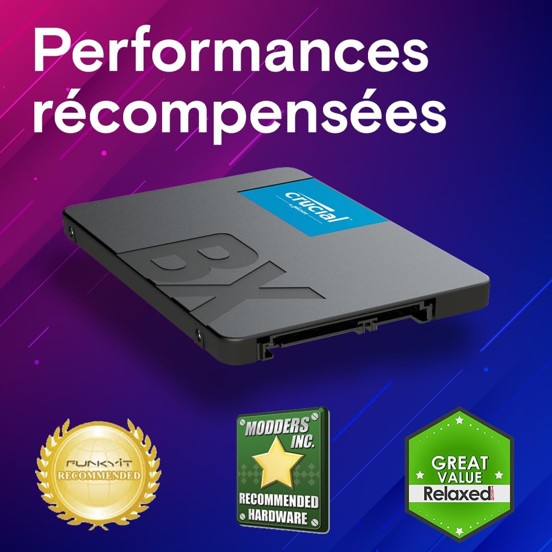 Crucial BX500 SATA SSD 2To - image 4
