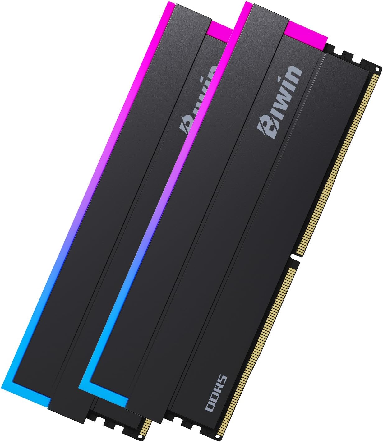 BIWIN Black Opal DW100 RAM DDR5 RGB 32 Go (2 x 16 Go) 6000 MHz CL30 - Noir - image 1