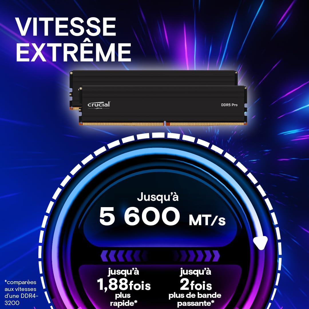 Crucial PRO Gaming 64G (2x32G) DDR5 5600 MHz - image 2