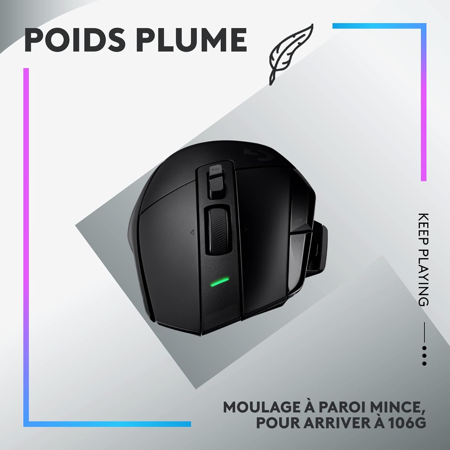 Logitech G G502 X PLUS LIGHTSPEED RVB Sans Fil - image 4