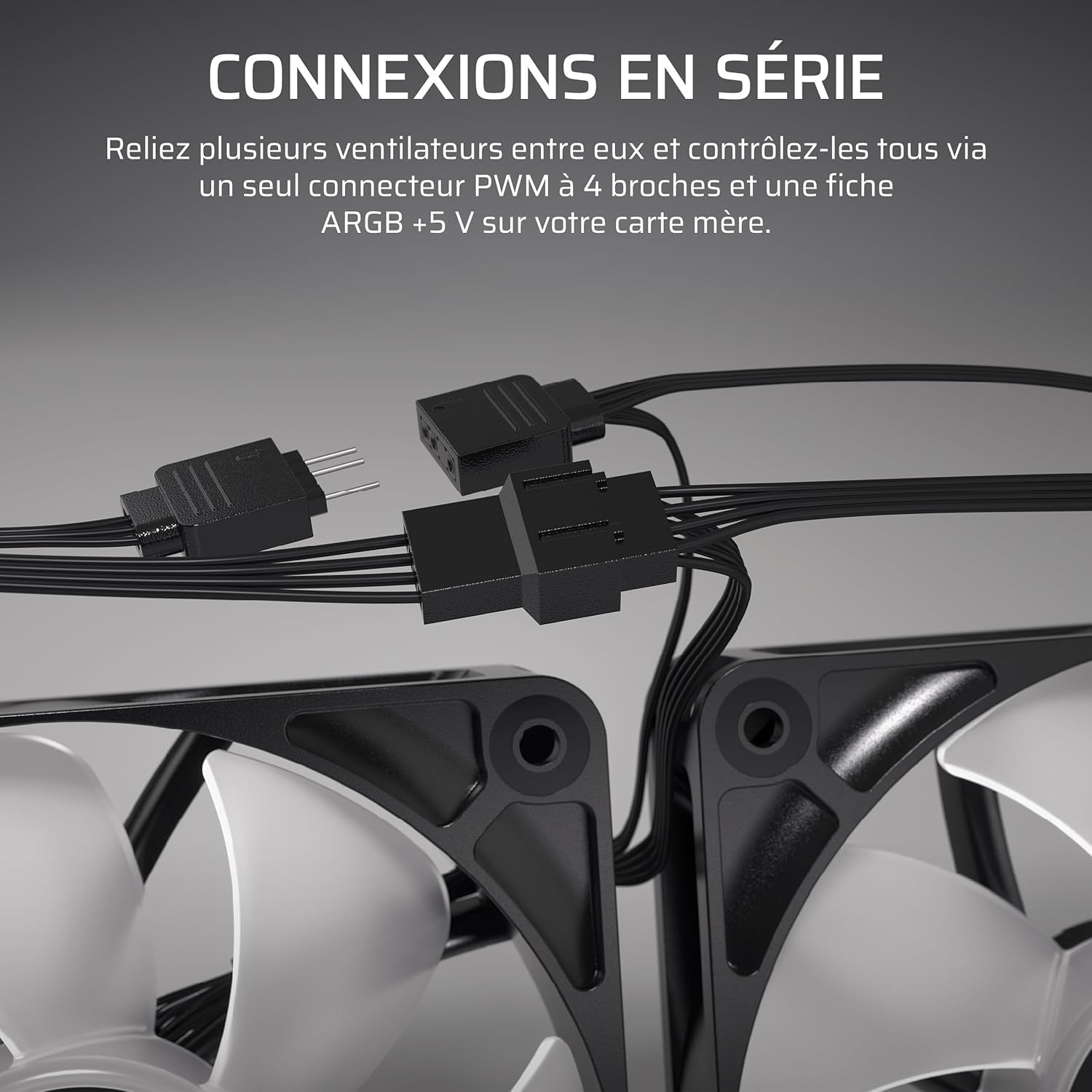 Corsair RS120 ARGB Pack de 3 - Noir - image 3