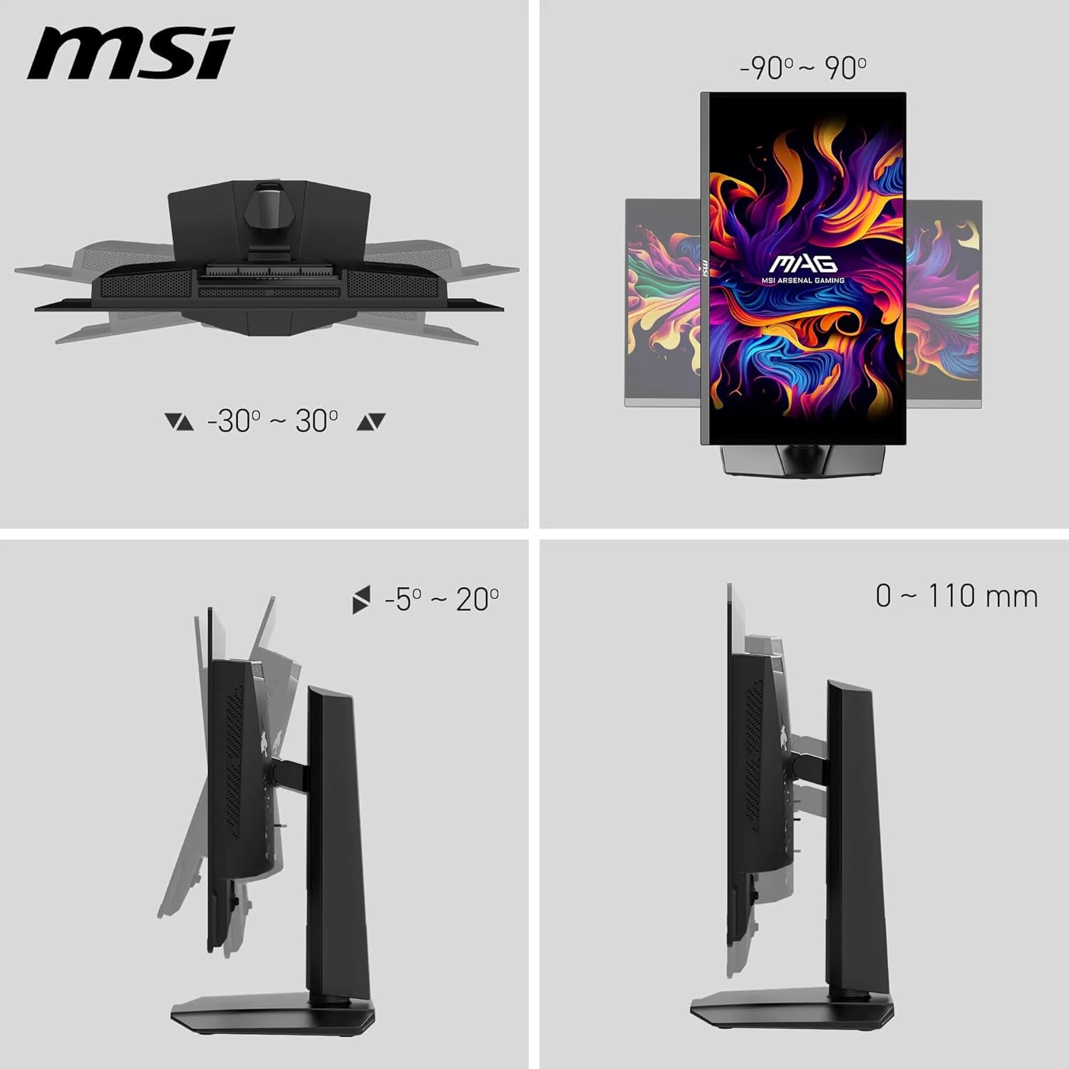 MSI MAG 272UP QD-OLED X24 27" PLAT 3840x2160 240Hz - image 3