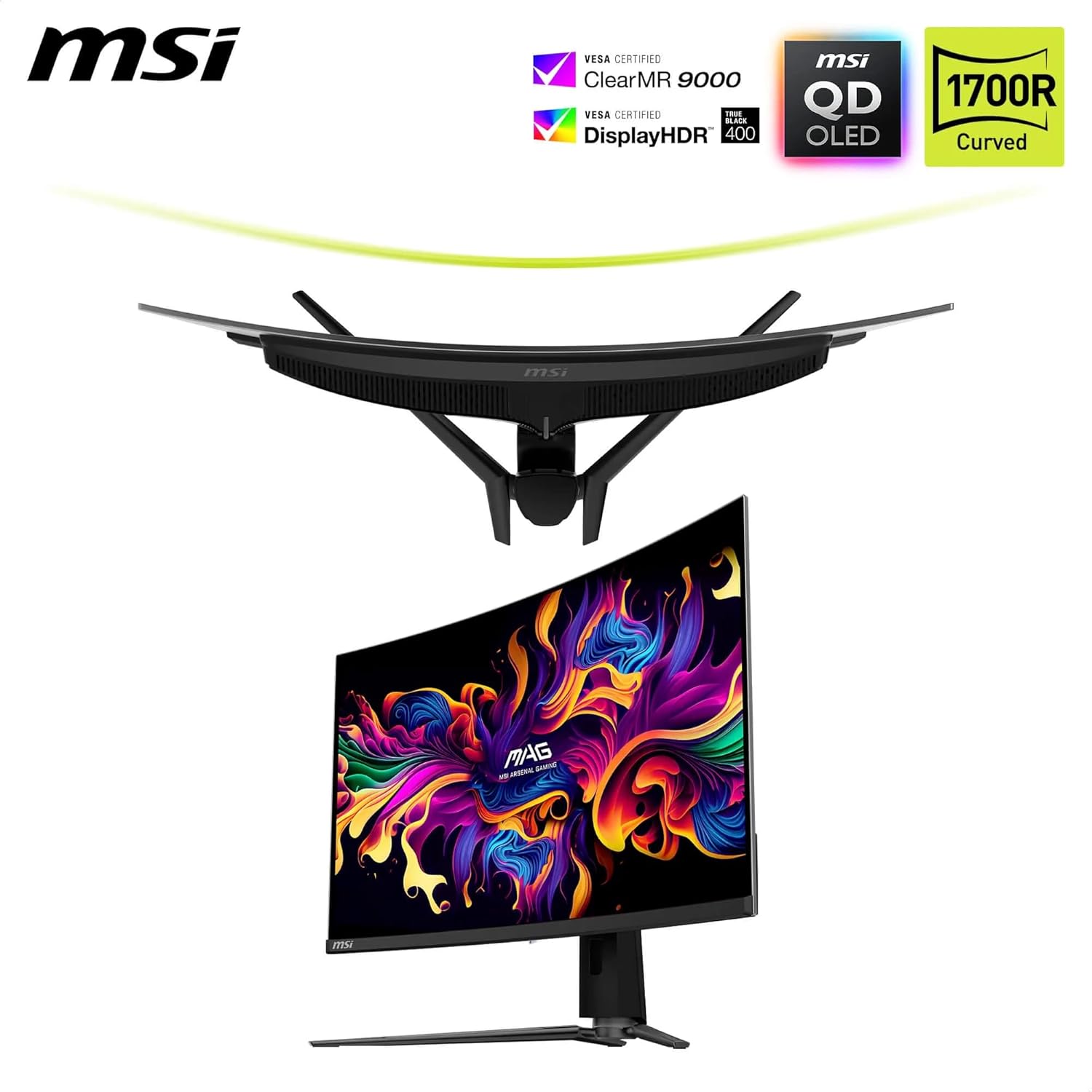MSI MAG 321CUP QD-OLED UHD 4K 165Hz Incurvé - image 2