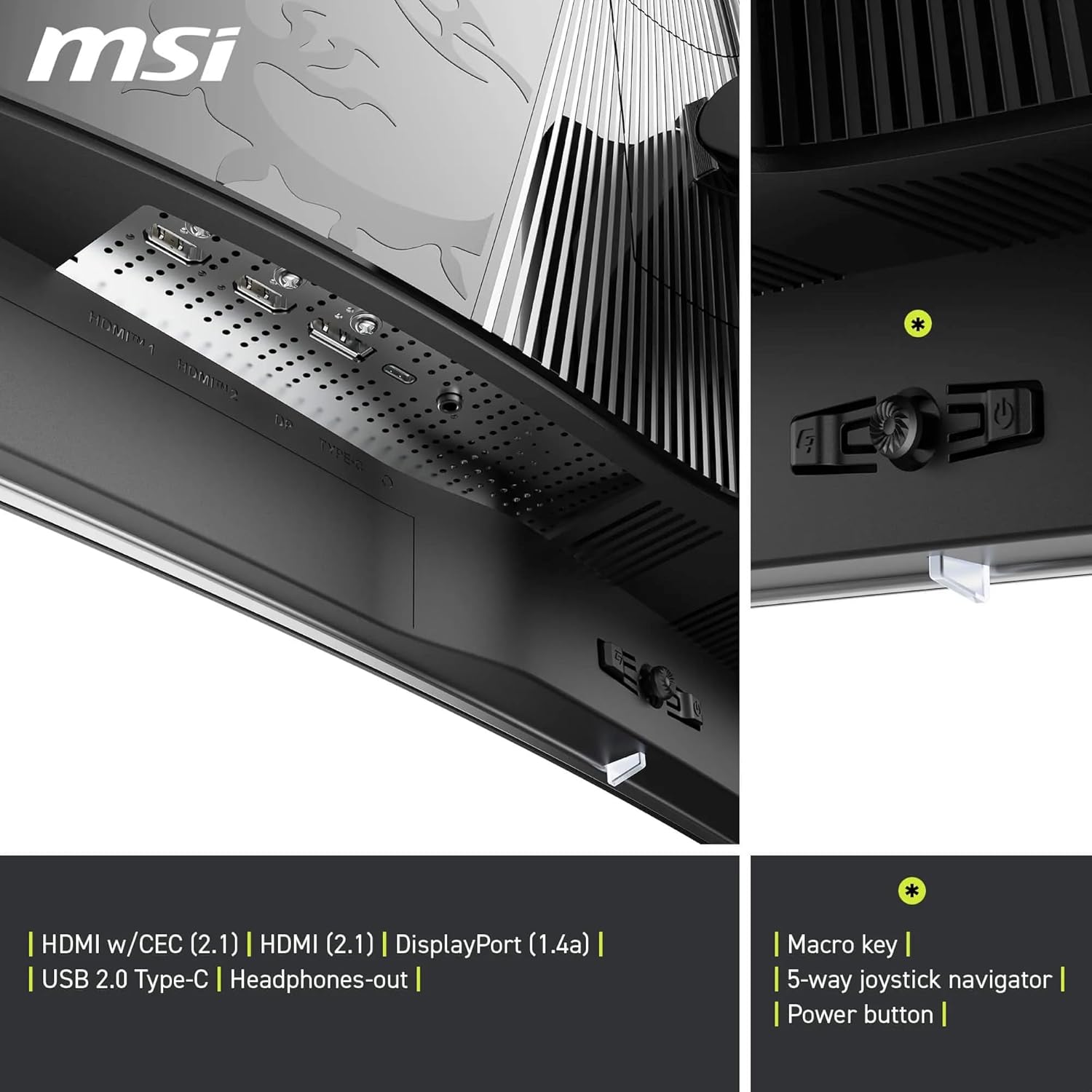 MSI MAG 321CUP QD-OLED UHD 4K 165Hz Incurvé - image 4