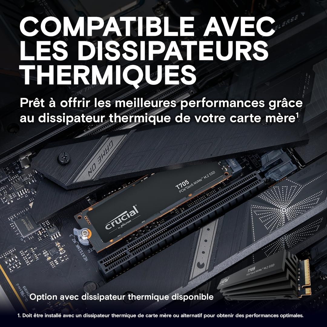 CRUCIAL T705 SSD Gen5 NVMe M.2 4T - image 4