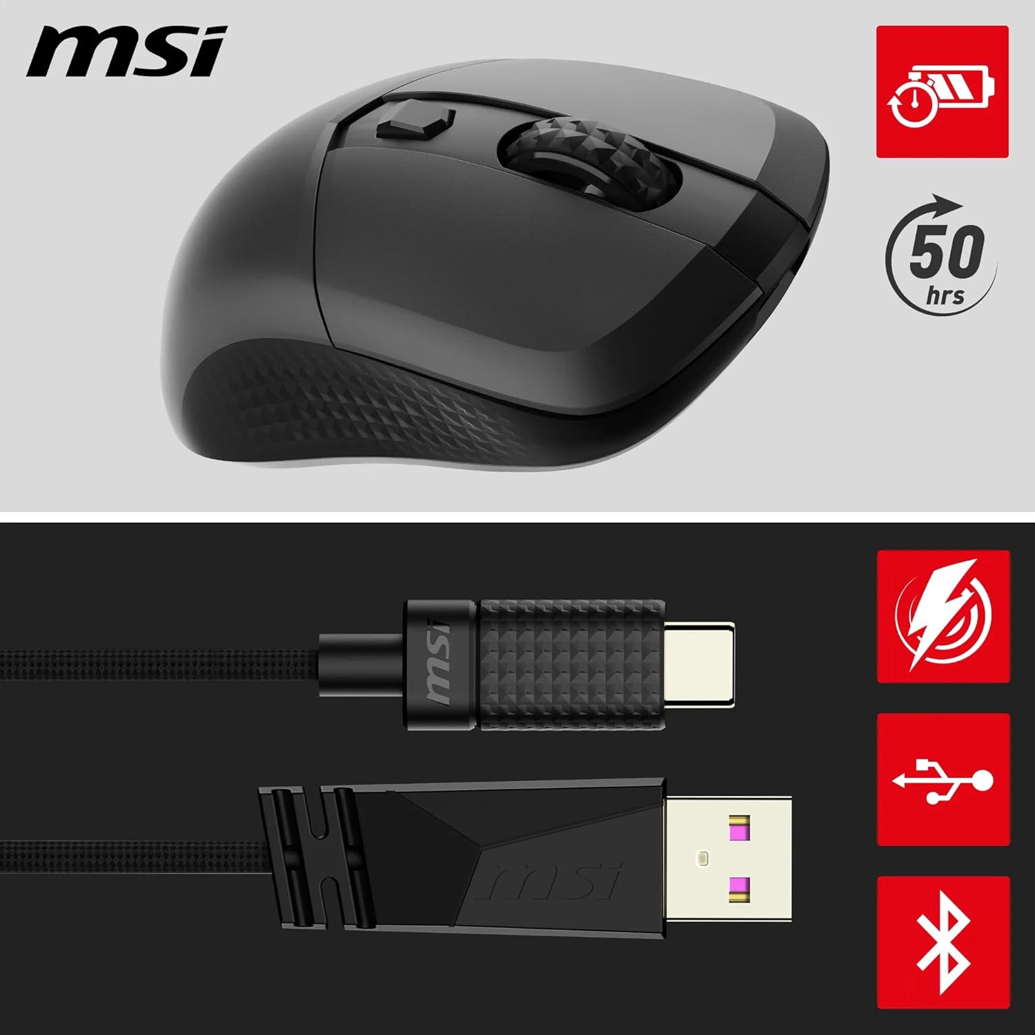 MSI Versa 300 Wireless Souris Gaming - image 3