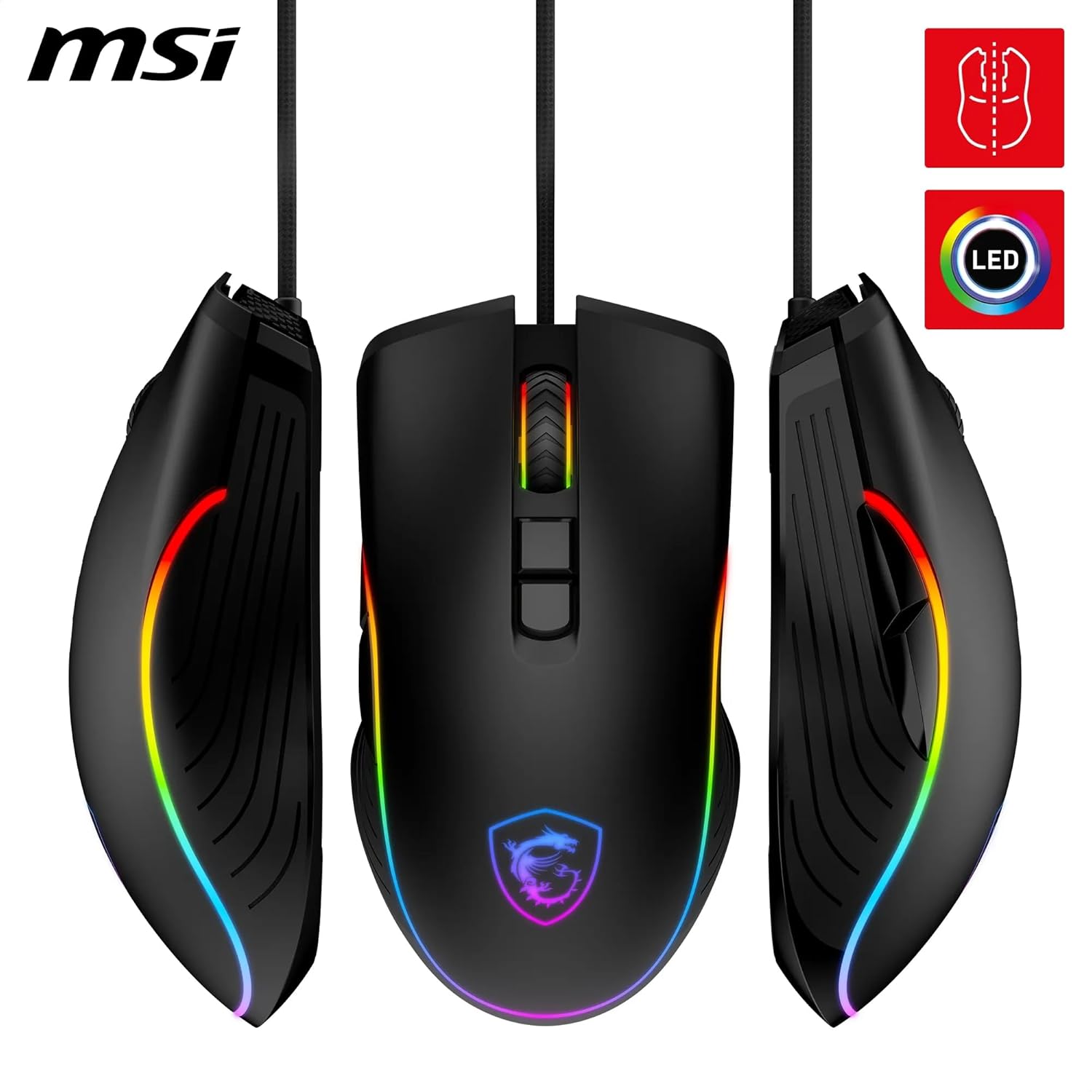 KIT Gaming MSI GK110 + Souris filaire - image 3