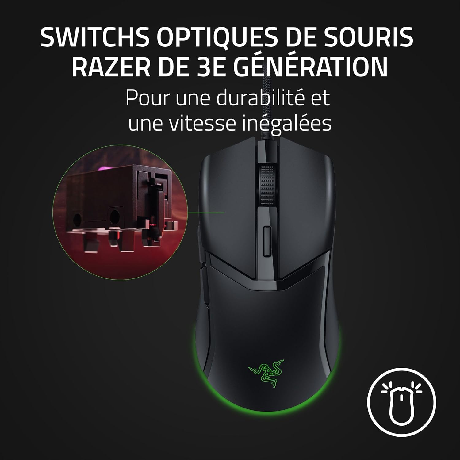 Razer Cobra - Souris Gaming Filaire avec Chroma RGB - image 4