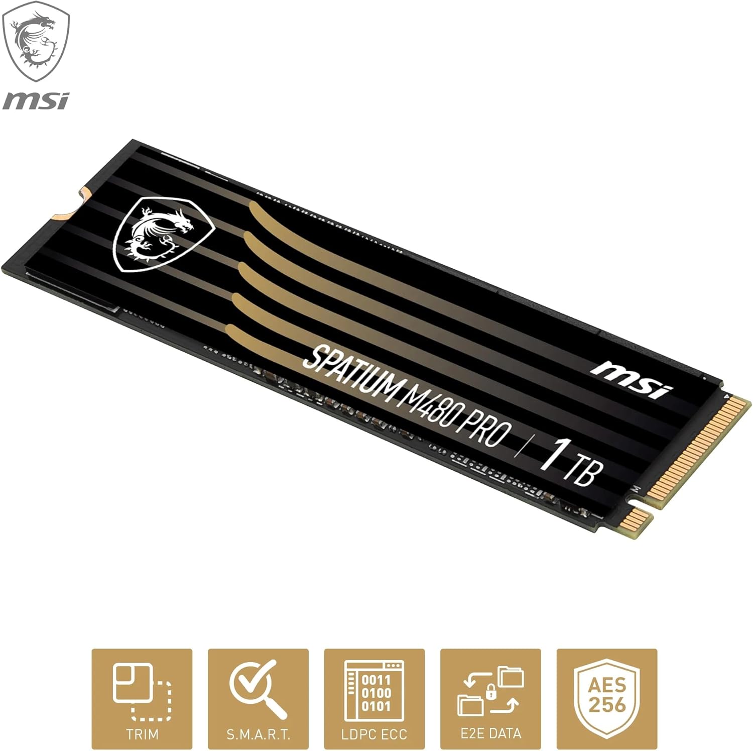 MSI SPATIUM M480 PRO PCIe 4.0 NVMe M.2 1TB - image 3