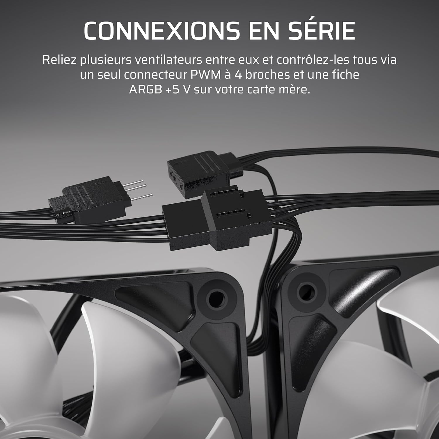 Corsair RS120 ARGB Pack de 3 - Blanc - image 3