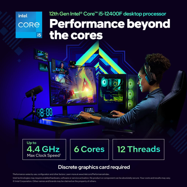 Intel Core i5-12400F (2.5GHz / 4.4GHz) Tray - image 4