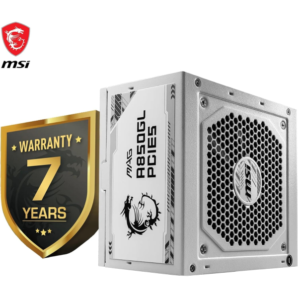 MSI MAG A850GL PCIE5 White 80 Plus Gold - Blanc - image 2