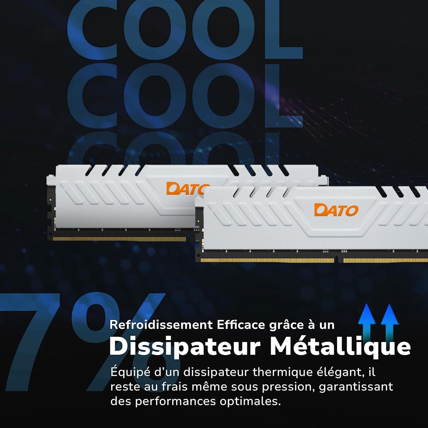 DATO 16Go Kit (1x16Go) RAM DDR5 6000 MHz CL38 - image 4