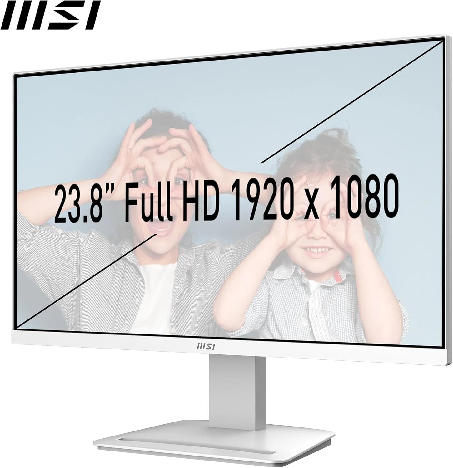MSI PRO MP2412W FHD 24" 100Hz HDMI/DisplayPort Blanc - image 2