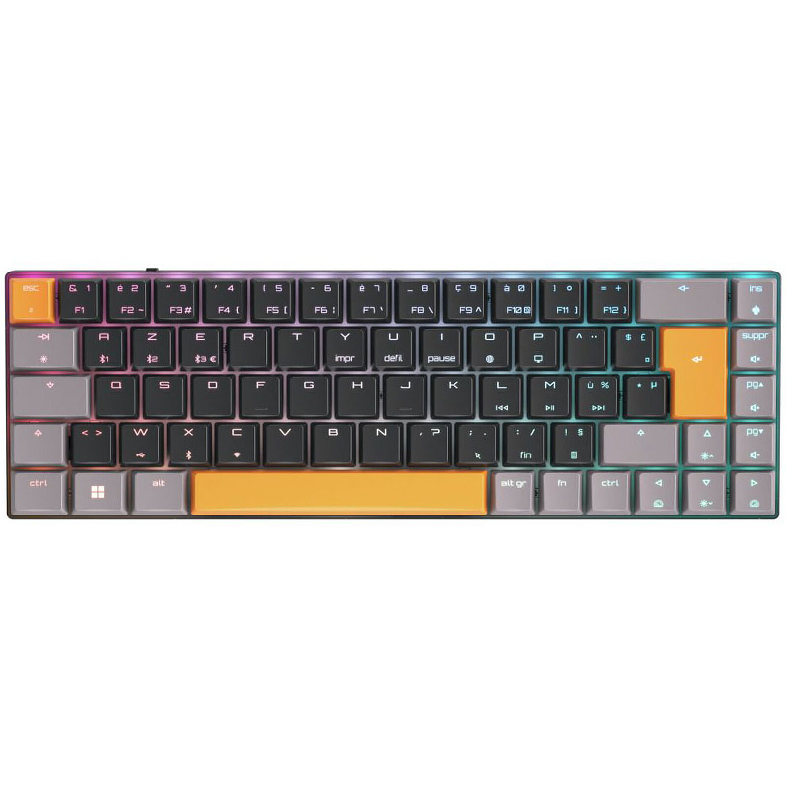 CHERRY MX-LP 2.1 Compact Wireless sans fil Noir (MX Low Profile Speed)