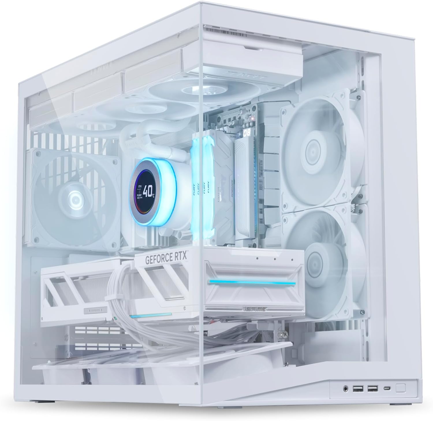Lian Li O11D Mini V2 Flow sans RGB - Blanc - image 4