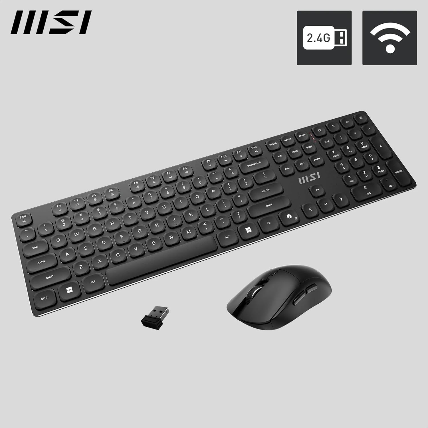 Kit MSI Forge K210 W Combo sans fil bureautique FR - image 2