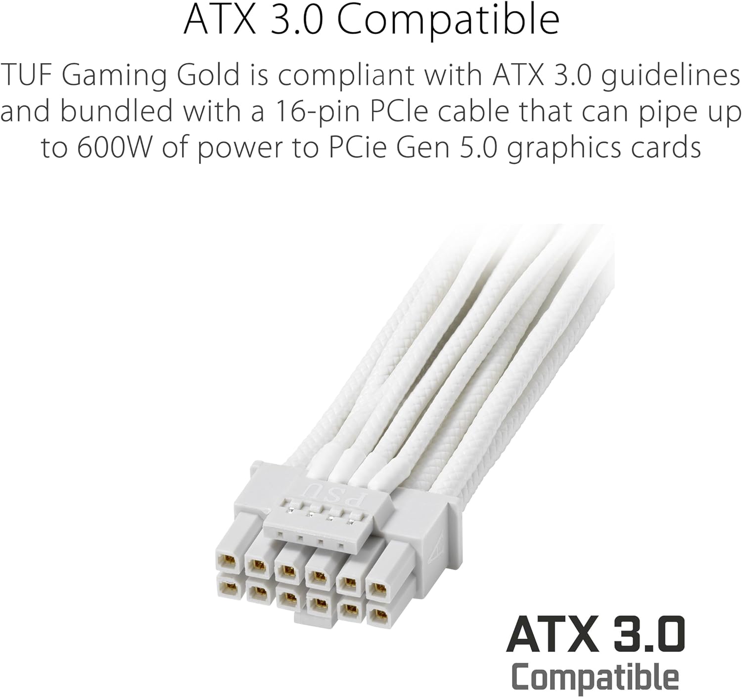 ASUS TUF Gaming 1000W Gold 20+4 pin ATX ATX Blanc - image 2