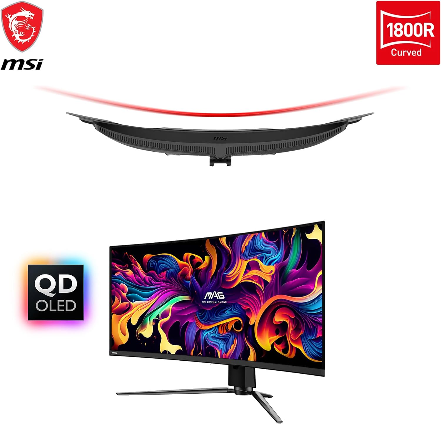 MSI MAG 341CQP QD-OLED 34" UWQHD 175 Hz/0,03 ms UltraWide - image 2