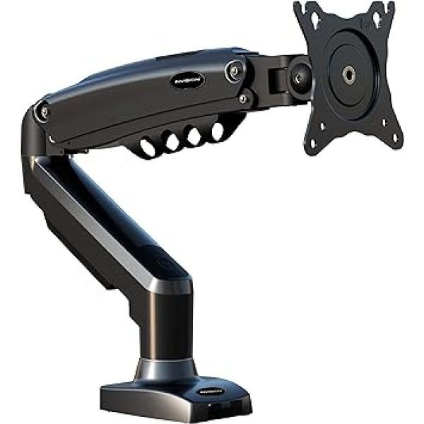 Invision Support Ecran PC Bras Simple pour Moniteurs de 19 à 32 Pouces