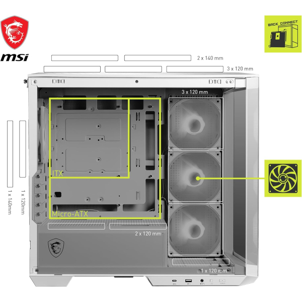 MSI MAG PANO M100R PZ White Micro-ATX - image 4