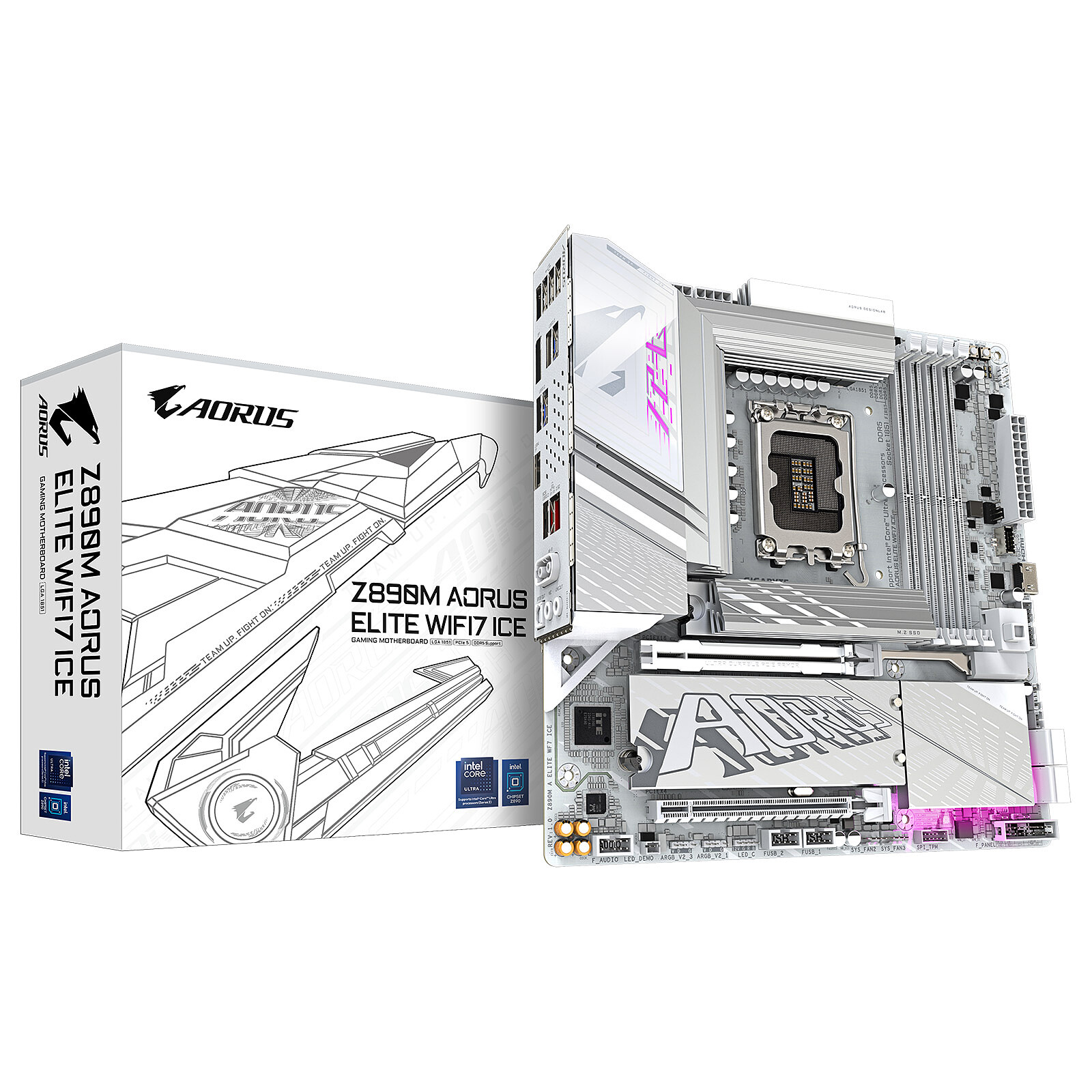GIGABYTE Z890M AORUS ELITE WIFI7 ICE - image 1