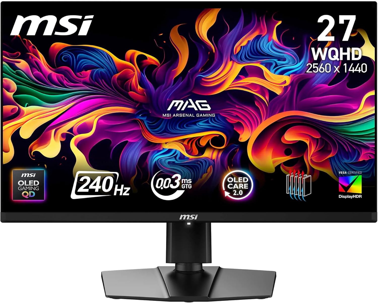 MSI MAG 271QP QD-OLED X24 27" PLAT 2560*1440 240Hz