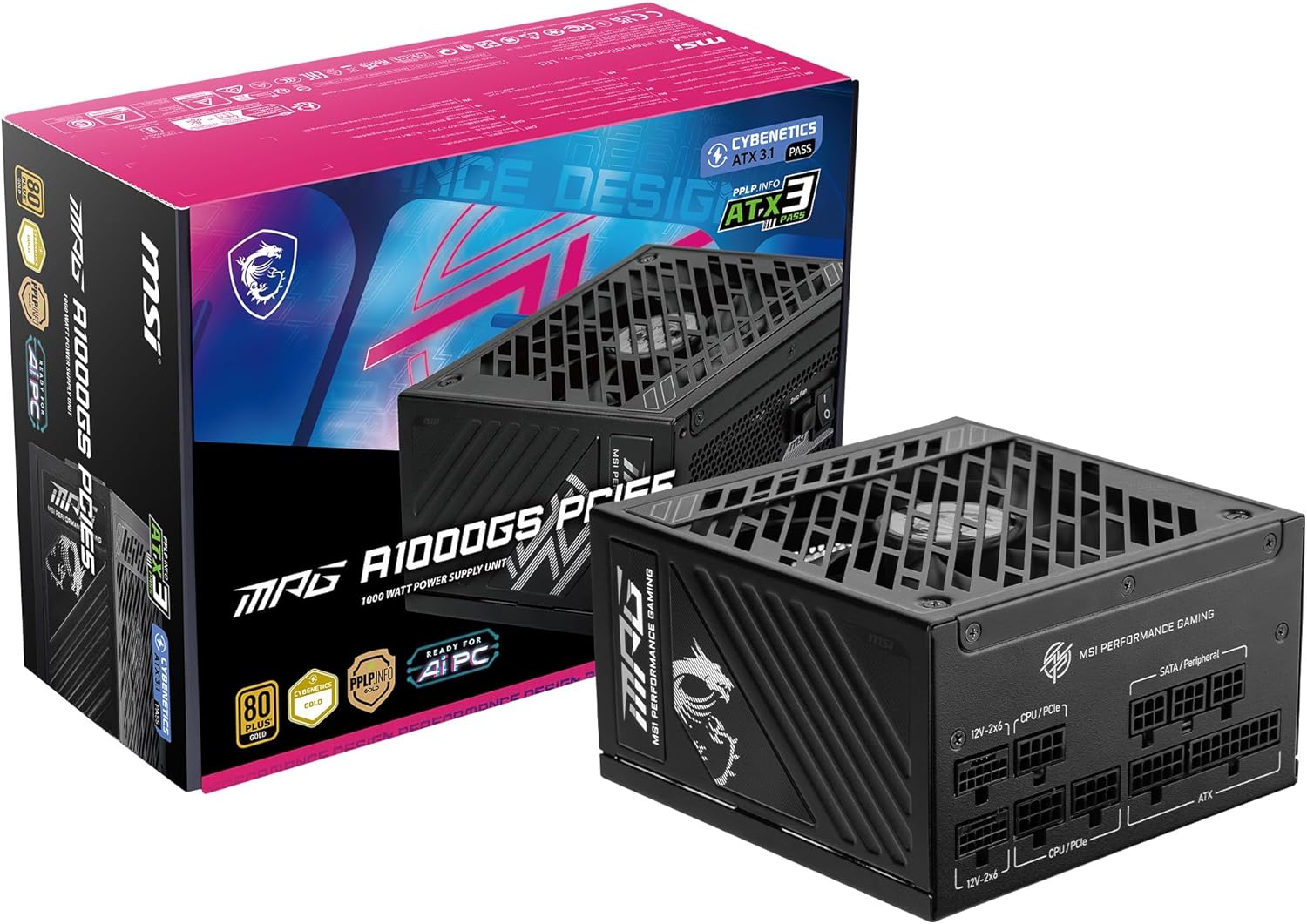 MSI MAG A1000GS PCIE5 1000W GOLD