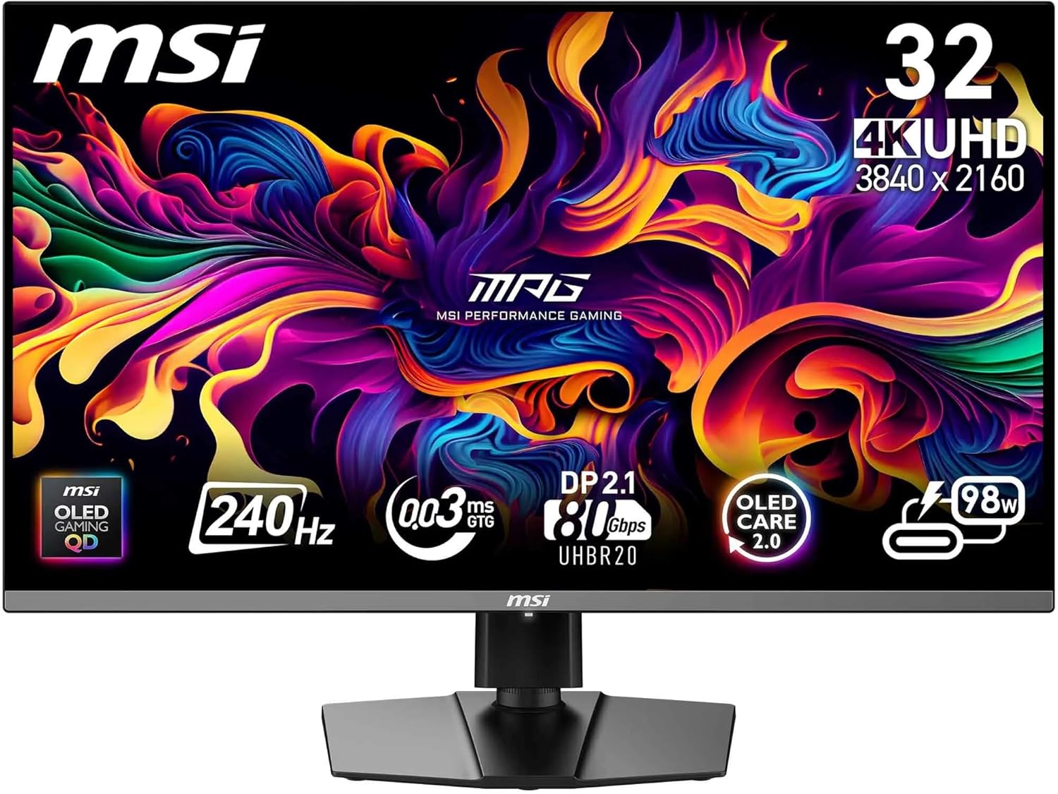 MSI MPG 322URX QD-OLED 32" PLAT 3840x2160 240Hz