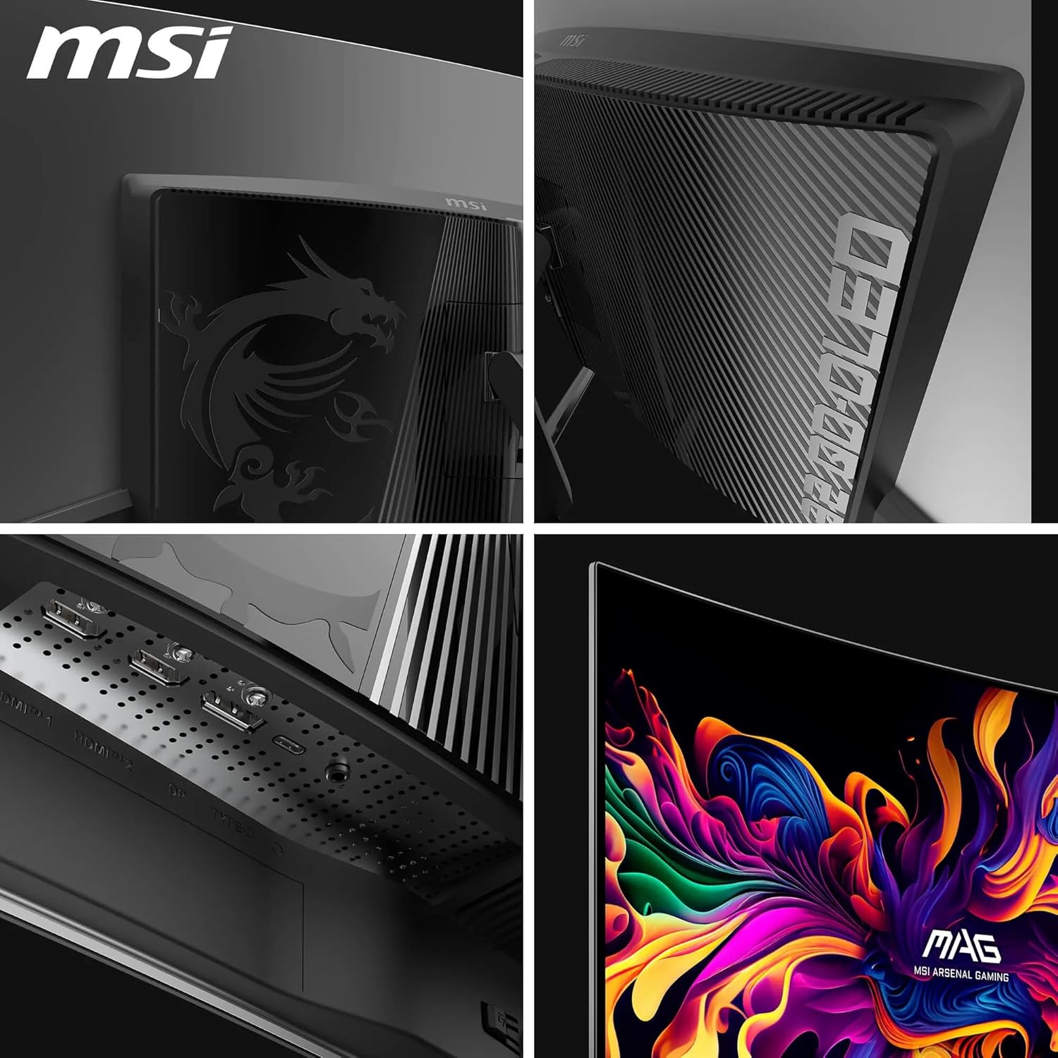 MSI MAG 321CUP QD-OLED UHD 4K 165Hz Incurvé - image 3
