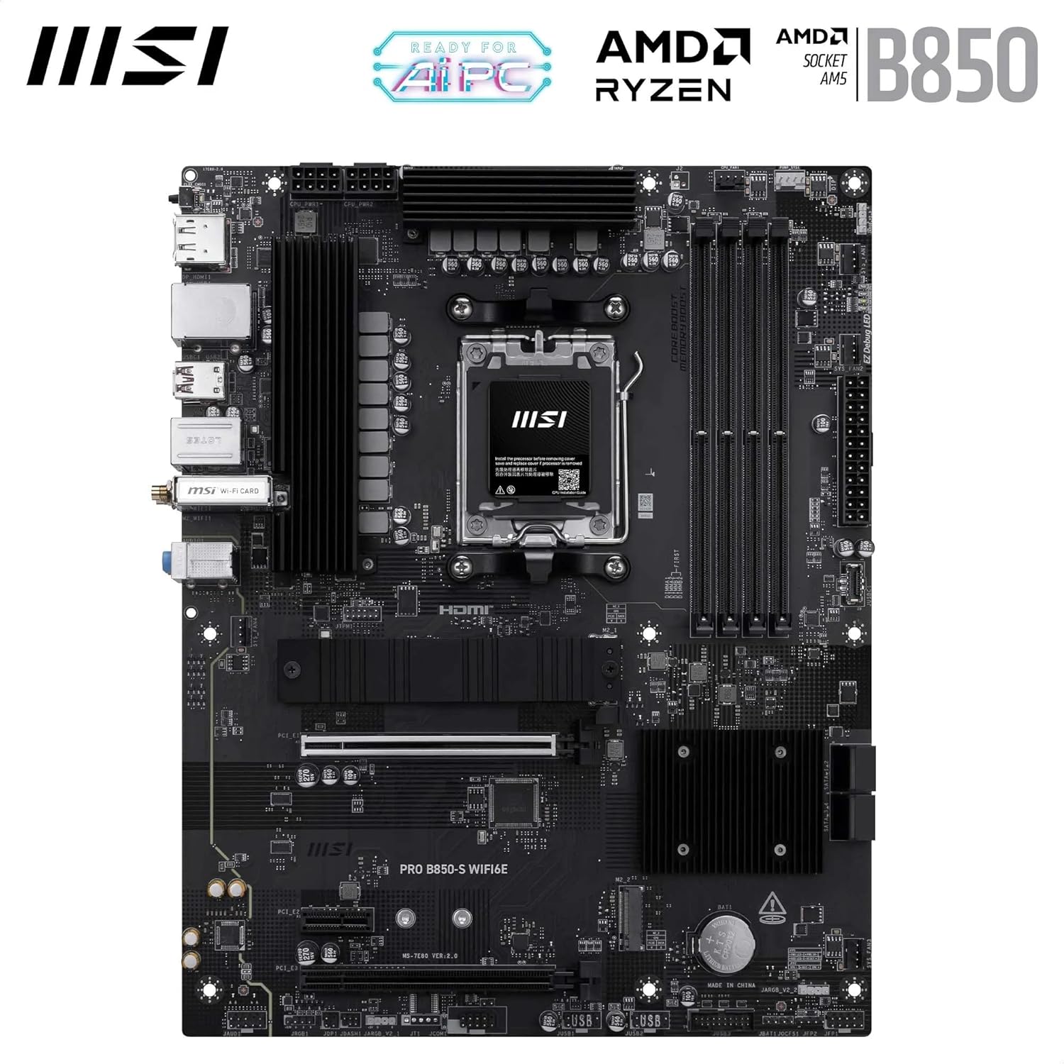 MSI PRO B850-S WIFI6E - image 2