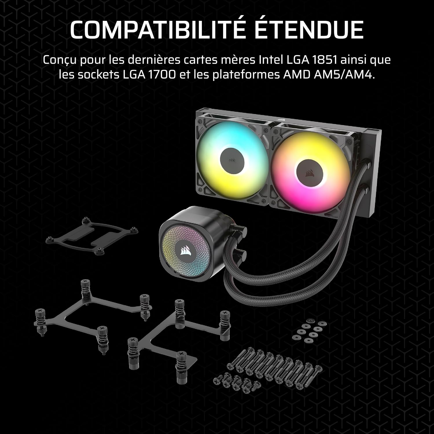 Corsair NAUTILUS 240 RS ARGB Noir - image 4