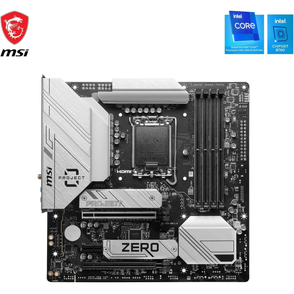 MSI B760M Project Zero Micro-ATX  Wi-FI 6E - image 2