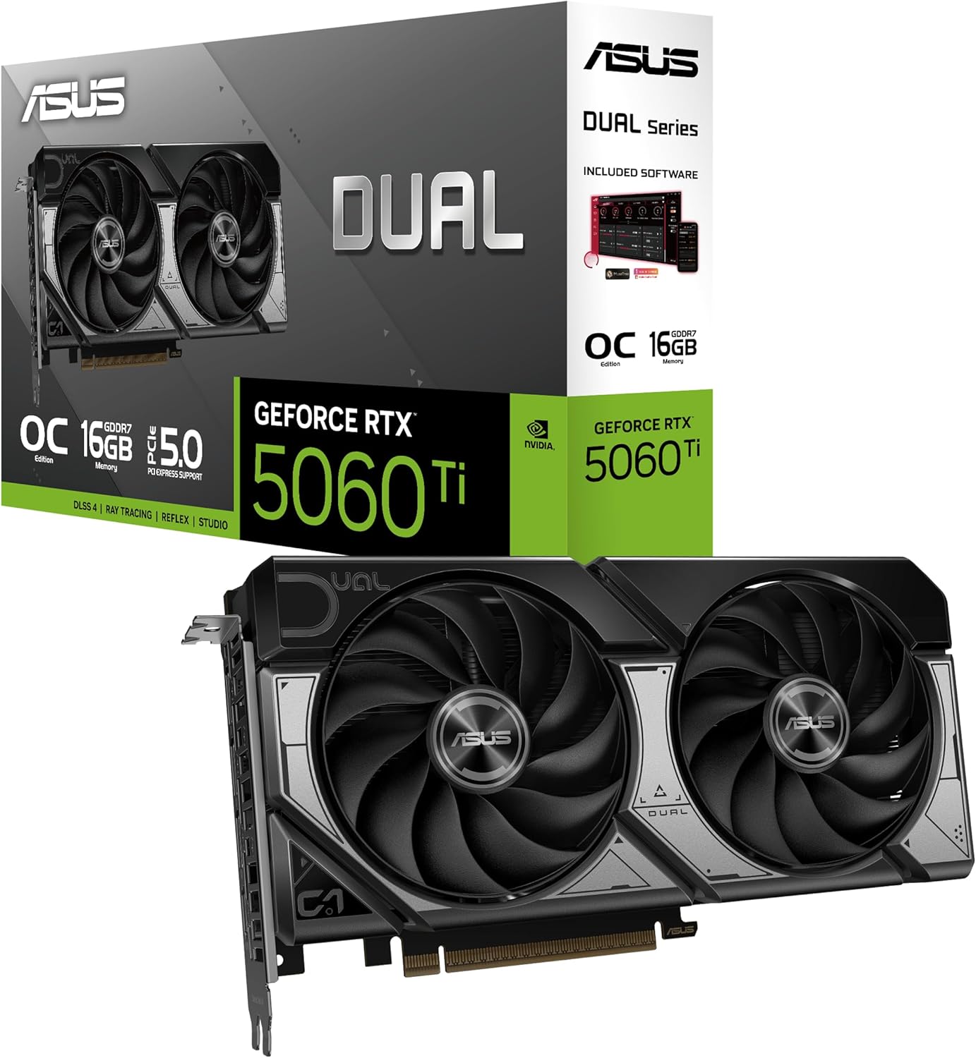 ASUS Dual GeForce RTX 5060 Ti OC Edition 16GB - image 1