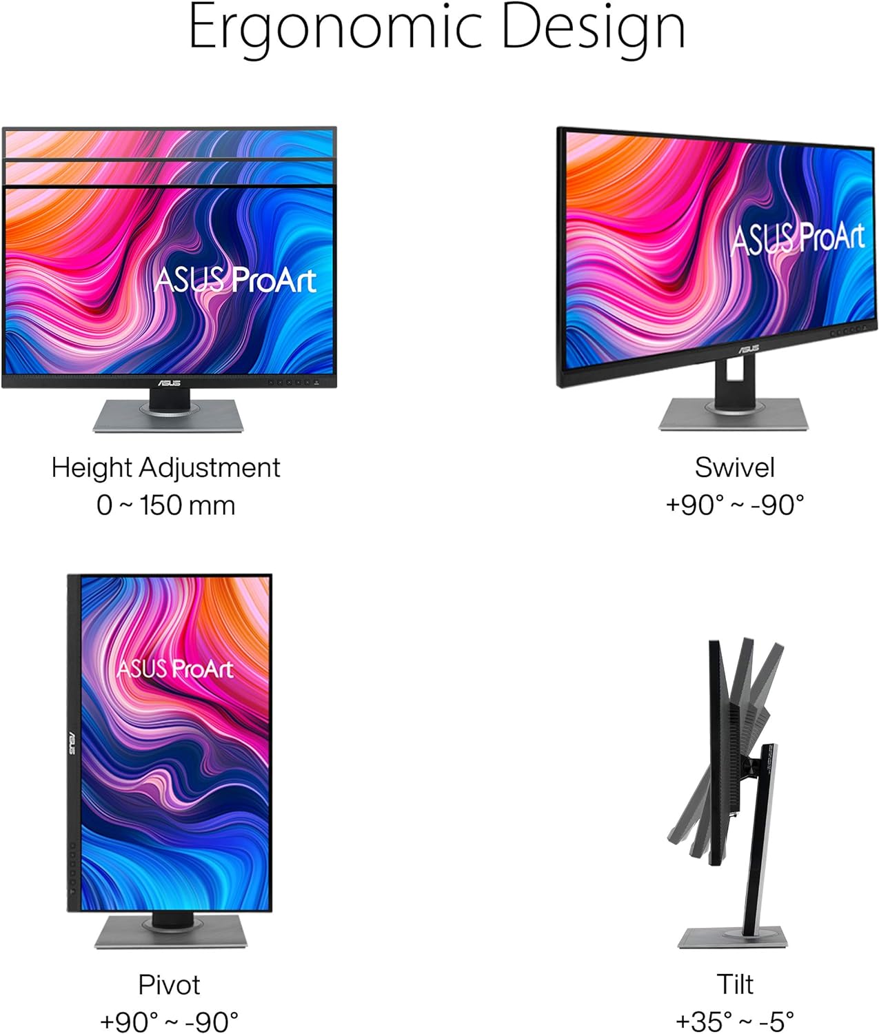 ASUS ProArt PA278QV professionnel 100 % sRGB WQHD IPS - image 4