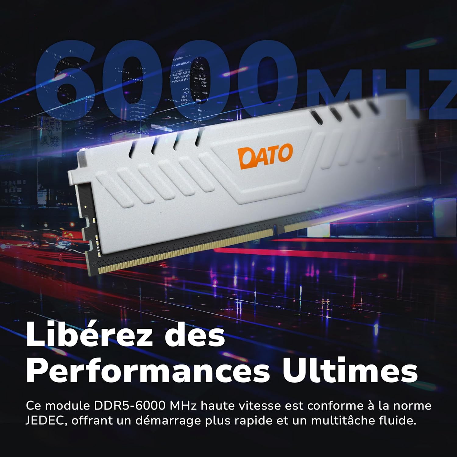 DATO 16Go Kit (1x16Go) RAM DDR5 6000 MHz CL38 - image 3